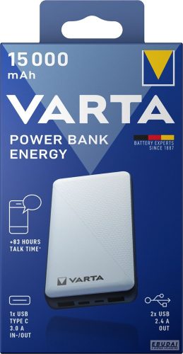 Varta 57977101111 hordozható 15000mAh Portable powerbank 