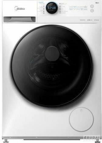 Midea MF200D80WB/W-HR keskeny mosó-szárítógép, 8/6 kg, 1400 centrifuga, INVERTER, GŐZ - 5 ÉV GARANCIA (MF200D80WB/W-HR) 