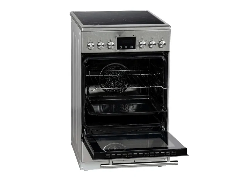 Szabadonálló indukciós tűzhely, légkeverés inox (MPM-55-KEI-38) 2 Szabadonálló indukciós tűzhely, légkeverés inox (MPM-55-KEI-38) - Image 2
