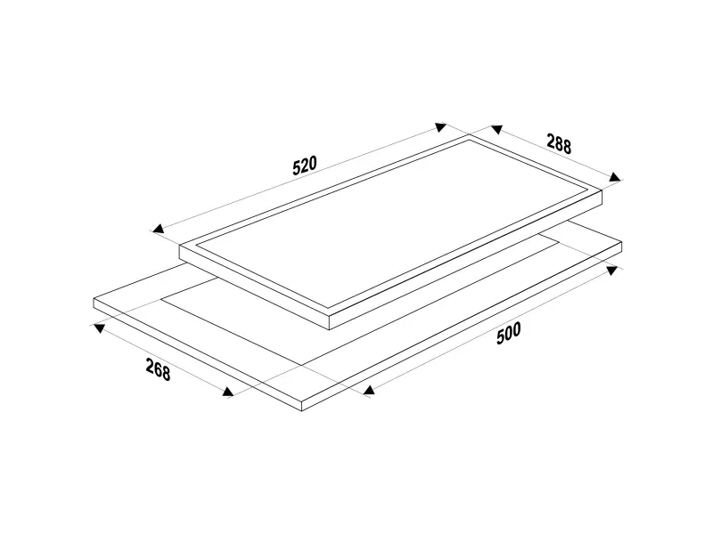 Indukciós Főzőlap beépíthető 30 cm széles (MPM-30-IM-06) - Image 3