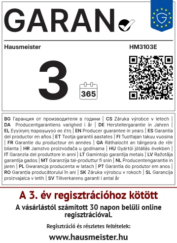 Hausmeister HM 3103 Hűtőszekrény 5 Hausmeister HM 3103 Hűtőszekrény - Image 5