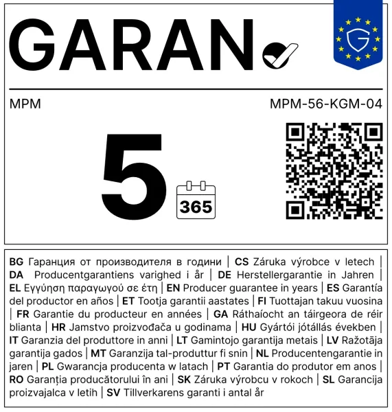 MPM-56-KGM-04 Szabadonálló gáztűzhely elektromos sütővel légkeverés 3 MPM-56-KGM-04 Szabadonálló gáztűzhely elektromos sütővel légkeverés - Image 3