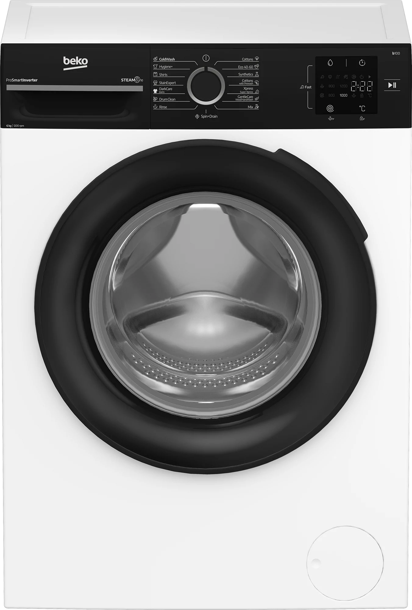 Beko BM1WFSU36223WPBB keskeny elöltöltős mosógép (6 kg, SteamCure)
