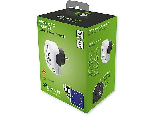 Q2 "World to Europe" utazóadapter (1.100100) - Image 3