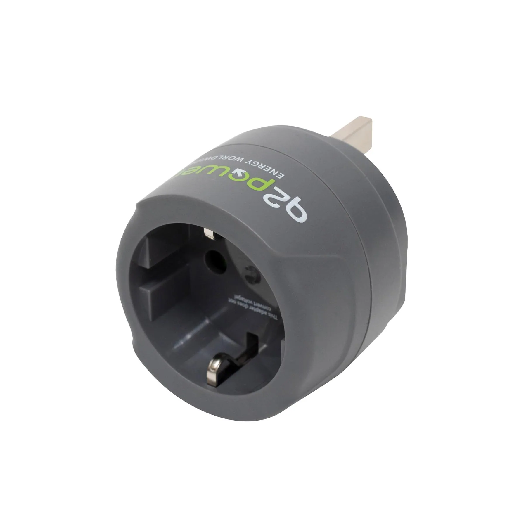 Q2Power Europe to UK hálózati utazóadapter 7A (1.200100-TH)